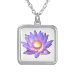 Lila Lotos-Blume Amuletten