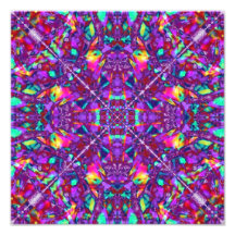 Lila Mandalahippie-Muster Kunst Foto