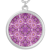 Lila mehrfarbiges Muster Schmuck