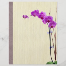 Lila Orchidee Individuelle Flyer