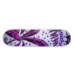 Lila PalmeSkateboard Personalisiertes Deck