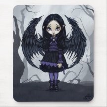 "Lila Papierherzen" Mousepad