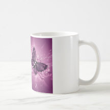 LILA SCHMETTERLING TEE TASSEN