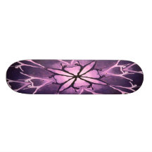 Lila Skateboard "Tänzer " Skateboardbrett
