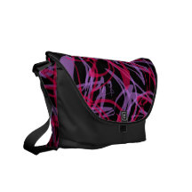 Lila Strudel-Bote-Tasche Kuriertasche
