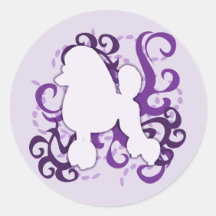 Lila Strudel-Pudel Sticker