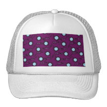 Lila Traubenstellen Retrocap