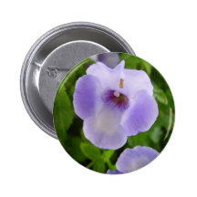 Lila und weißer Blumen-Knopf Anstecknadelbuttons