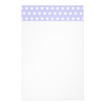 Lila und weißes Tupfen-Muster. Spotty. Individuelles Büropapier