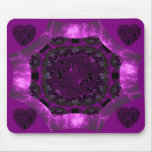 Lila Vergnügens-Fraktal Mousepad