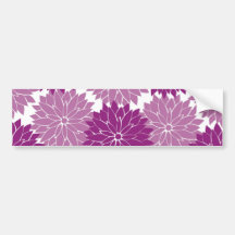 Lila violette Lavendel-Blume blüht mit Blumen Autosticker