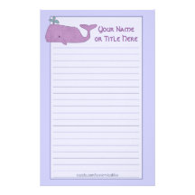 Lila Wal-Briefpapier Druckpapier