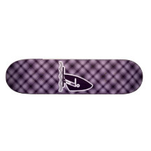 Lila Windsurfing Bedrucktes Skateboard