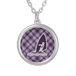 Lila Windsurfing Halsketten