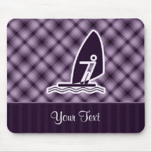 Lila Windsurfing Mousepads