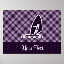 Lila Windsurfing Plakate