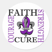 Lilie3 Crohns Krankheit Runder Sticker