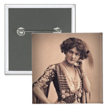Lilien-Vintager Filmstar Anstecknadel