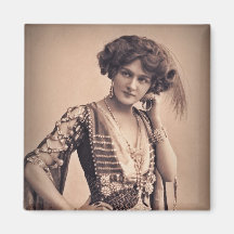 Lilien-Vintager Filmstar Magnets