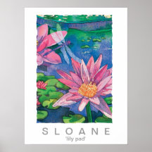 Lilienauflageplakat