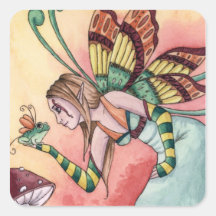 Lilith - Frosch-Fee-Aufkleber