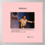 "Limonade-" Zitat Twisdom Plakat-W/Tom V Morris
