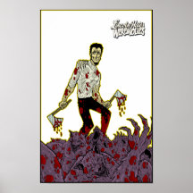 Lincoln-HasseWerewolves "Wolf-Stapel " Posterdruck
