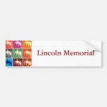 Lincoln Memorial abstrakt Auto Aufkleber