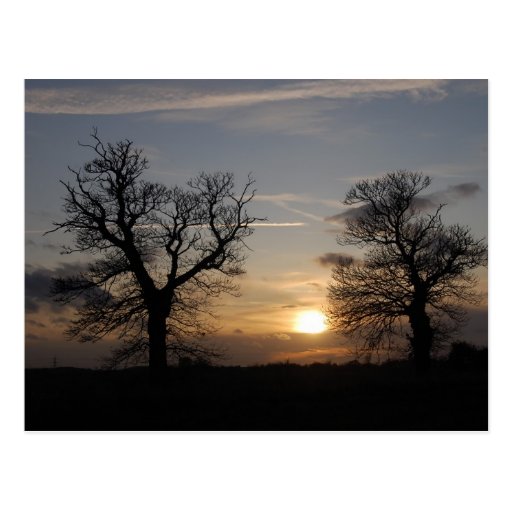 Lincolnshire-Sonnenuntergang Postkarten