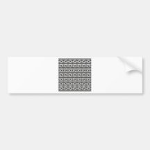Linie Kunst-Bleistift-Skizze-abstrakter Entwurf ze Auto Sticker