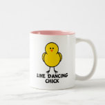 Linie Tanzen-Küken Kaffee Tassen