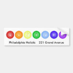 Linie von 7 Chakras Auto Sticker