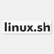 linux.shprodukte u. -entwürfe! autoaufkleber