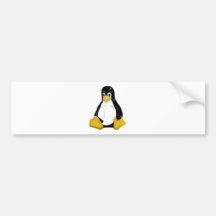 Linuxprodukte u. -entwürfe! autoaufkleber