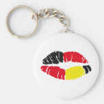 Lippenstiftflagge Deutschland Schlüsselanhänger