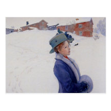 Lisbeth neuer Hut Postkarte