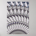 Lithium - Fraktal-Kunst-Plakat