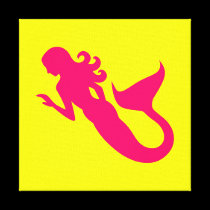 little mermaid print leinwanddrucke