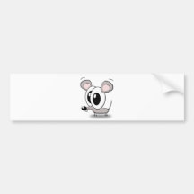 little mouse autoaufkleber