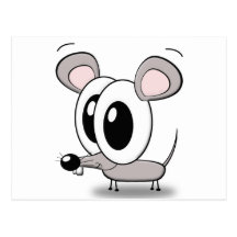 little mouse postkarte