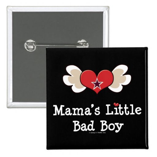 Little Mutter Jungen-lustiger Kinderknopf Anstecknadel