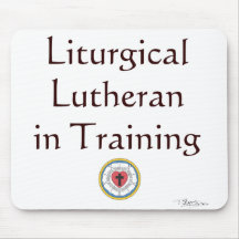 Liturgischer Lutheraner im Training Mauspad