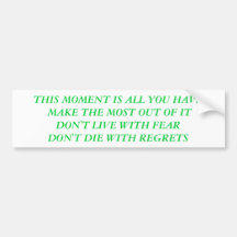 LIVE BUMPER STICKERS