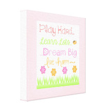 Live Happy Canvas Wall Print Stretched Canvas Prints