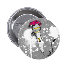 LIVE! PUNKmädchen Anstecknadelbuttons