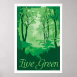 Livegrün - Baum Hugger Posterdrucke