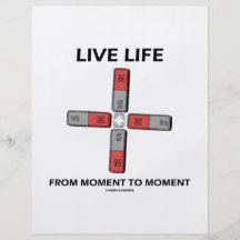 Liveleben von Moment zu Moment (Quadrupol) Individuelle Flyer