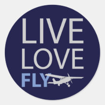 LiveLiebe-Fliege Sticker