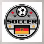 LiveLiebe-Fußball Deutschland Posterdrucke