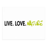 LiveLiebe-Natur! Coole Ökologieprodukte! Postkarte